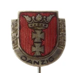GDAŃSKA OZNAKA DANZIG - SYGNOWANA 