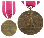 MEDAL WOJSKA - POLSKA SWEMU OBROŃCY MILANO LORIOLI 