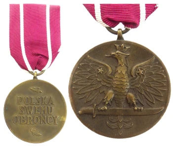 MEDAL WOJSKA - POLSKA SWEMU OBROŃCY MILANO LORIOLI 