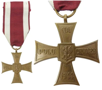 KRZYŻ WALECZNYCH 1944  - MENNICA