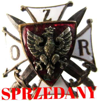 ODZNAKA ZWIĄZEK OFICERÓW REZERWY NUMEROWANA II RP